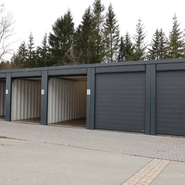 Garage units for motorcycle parking
